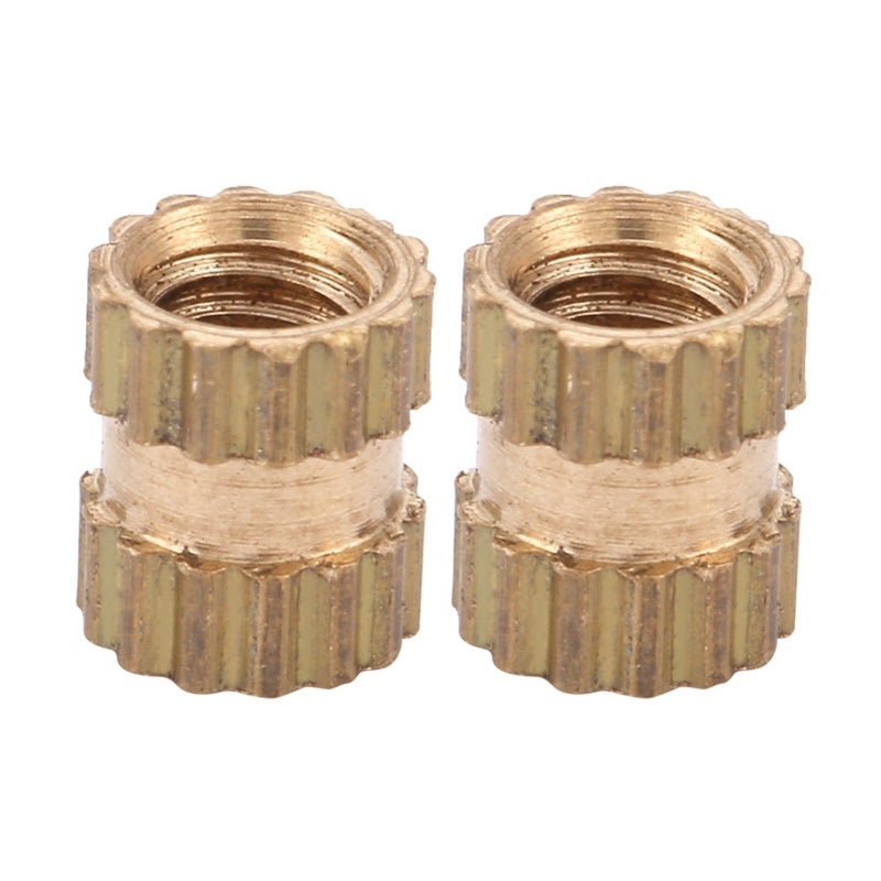 Brass Threaded Inserts M2.5 Assorted Lengths Durable Heat-Resistant - Convenient Small Size for Multiple Projects - Image 3