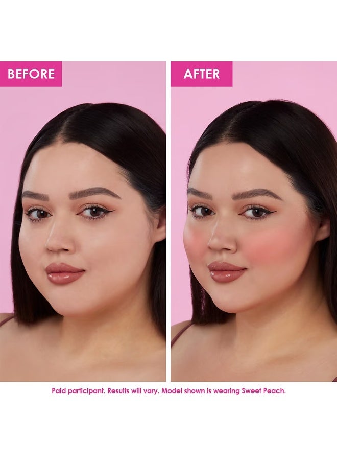 GRANDE Cosmetics GrandePOP Plumping Liquid Blush Sweet Peach - Image 3