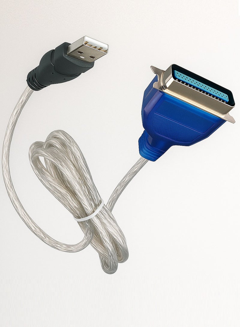 USB to Parallel IEEE 1284 36Pin 1.5M Printer Adapter Connector Cable - Image 3