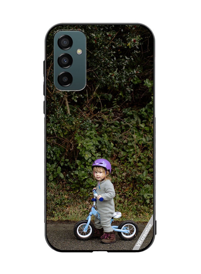 VR CREATIVE Protective Case Cover For Samsung Galaxy F23 Bicycle Baby Design Multicolour - Image 1
