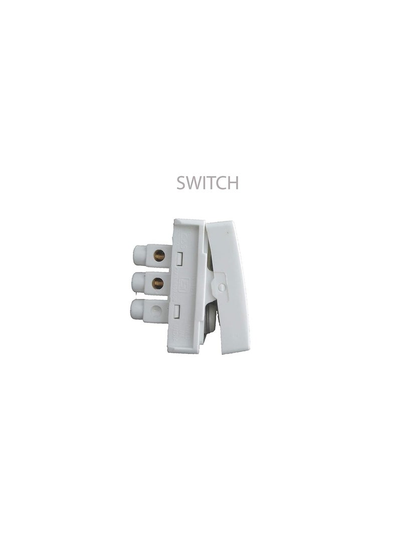 CS CS Water Proof 8 Module Plastic Box with 2 16 A Switches and 3 16 A Sockets  - Image 2