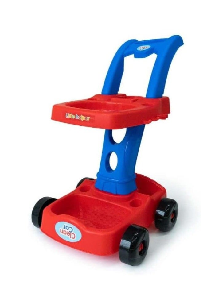 Play and Pretend Cleaning Trolley - Image 3
