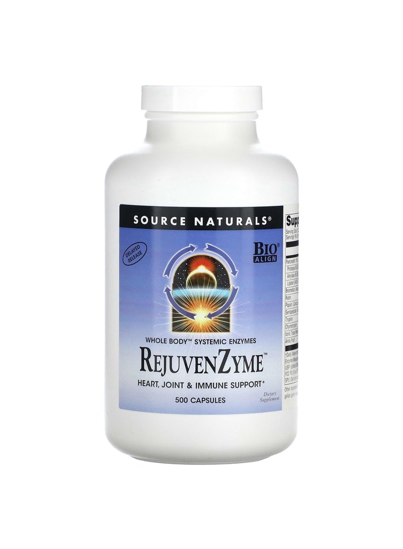 RejuvenZyme, 500 Capsules