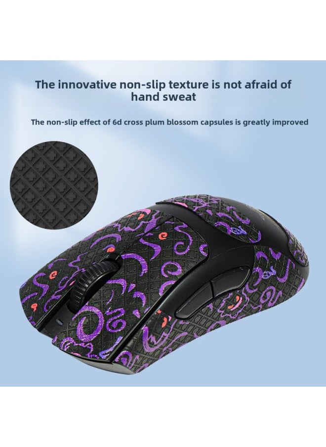 Generic - For Razer Purgatory Viper V3pro Anti-Slip Sticker V3pro Anti-Scratch Anti-Sweat Sticker Palm Side Key Protective Film-color:[all Inclusive] Gradient Color Print Set - Image 1
