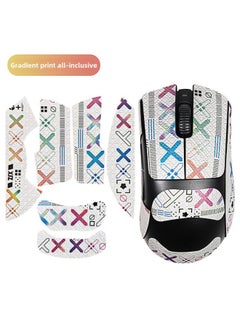 For Razer Purgatory Viper V3pro Anti-Slip Sticker V3pro Anti-Scratch Anti-Sweat Sticker Palm Side Key Protective Film-color:[all Inclusive] Gradient Color Print Set