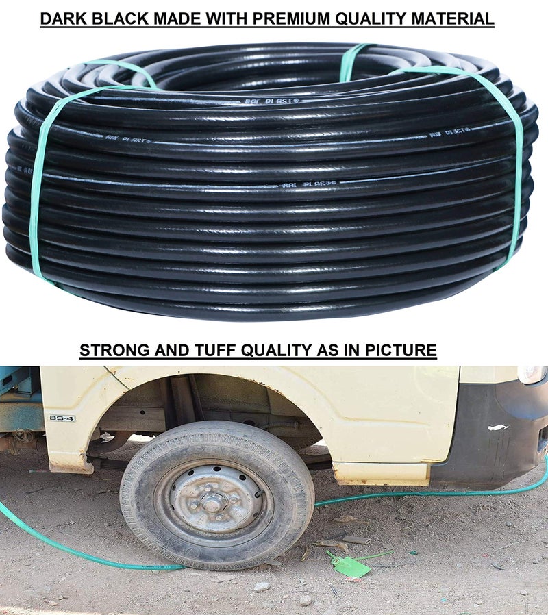 Flexzilla (Size : 3/4'' Inch (19Mm), Length: 10 Meters,32.50 Feet Green) Heavy Duty Braided Water Hose Pipe, Light Weight Easy To Connect For Garden, Car Wash, Floor Clean, Pet Bath, Park & Yard - Image 3