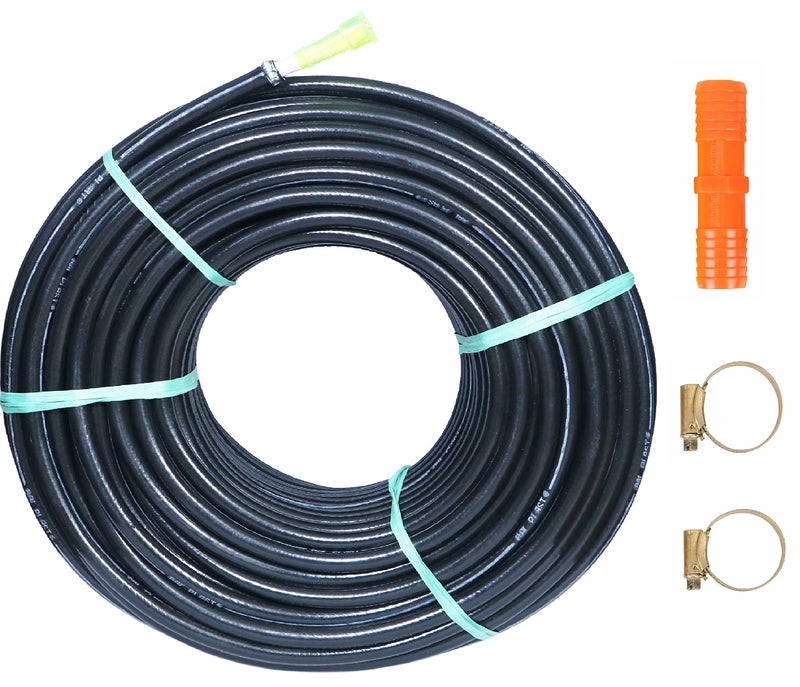 Flexzilla (Size : 3/4'' Inch (19Mm), Length: 10 Meters,32.50 Feet Green) Heavy Duty Braided Water Hose Pipe, Light Weight Easy To Connect For Garden, Car Wash, Floor Clean, Pet Bath, Park & Yard - Image 1