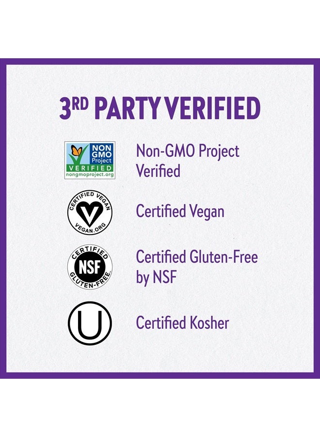 New Chapter Vegan Elderberry Capsules with 64x Concentrated Black Elderberry + Black Currant for Comprehensive Immune Support, Non-GMO Project Verified, Gluten Free, Certified Vegan, 60 Count - Image 5