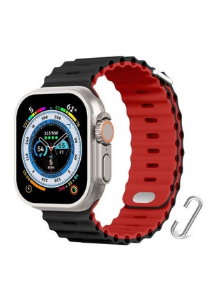Bands Compatible with Apple Watch 42mm 44mm 45mm 49mm Series 9/8/7/SE/6/5/4/3/2/1 IWatch Ultra/Ultra 2/Upgraded Silicone Hole Wavy Desing Band - pzsku/ZEB7A5205D480CDAE35ECZ/45/_/1702800069/9cff3e21-a798-405b-b18d-288715074fbf