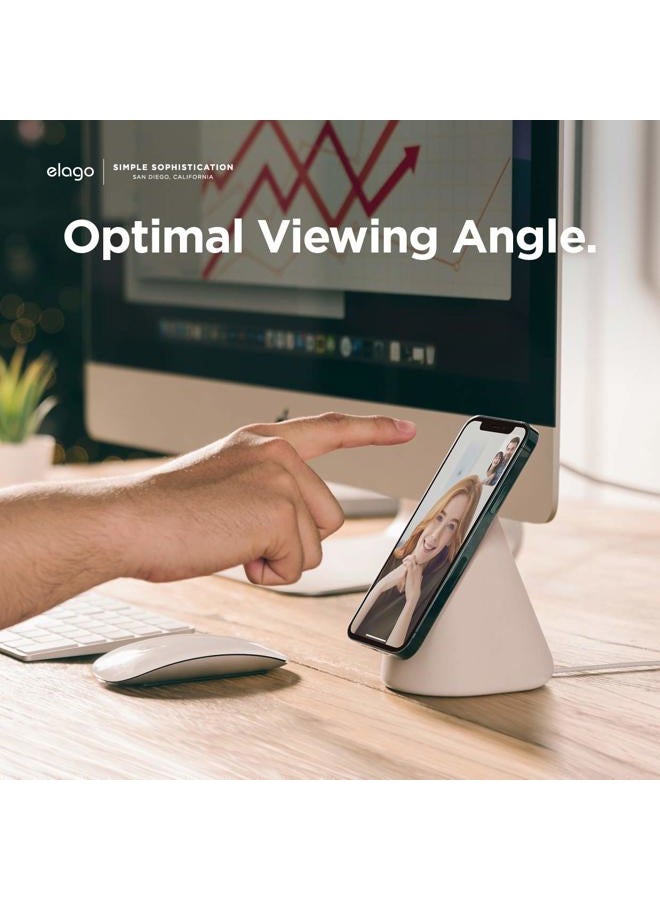 Elago MS1 Charging Stand Compatible with MagSafe Charger - Premium Silicone Stand Compatible with iPhone 16/15/14/13/12 Series, Designed for iOS Standby Mode [Black] [Charging Cable Not Included] - Image 5