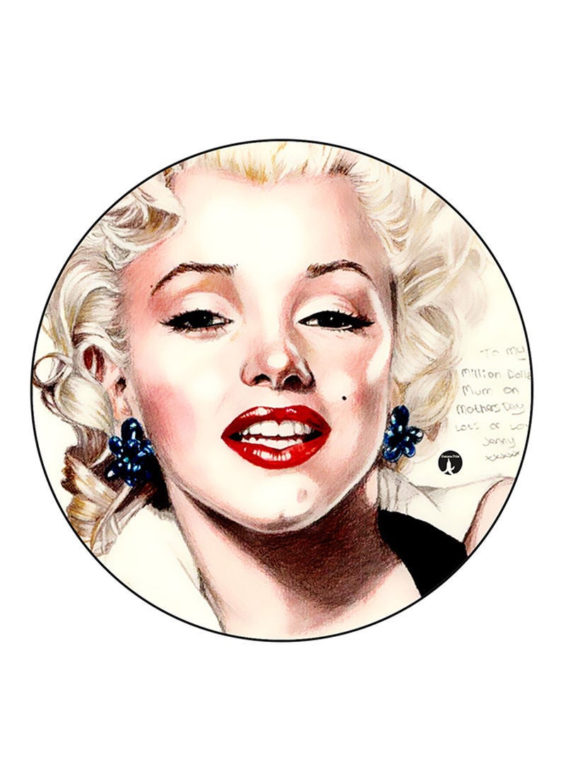 RKN Marilyn Monroe Printed Mouse Pad  Multicolour