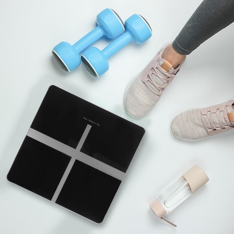 Digital USB Charging Body Weight Scale 26x26cm Electronic Bathroom Scale Health Monitoring - Image 5