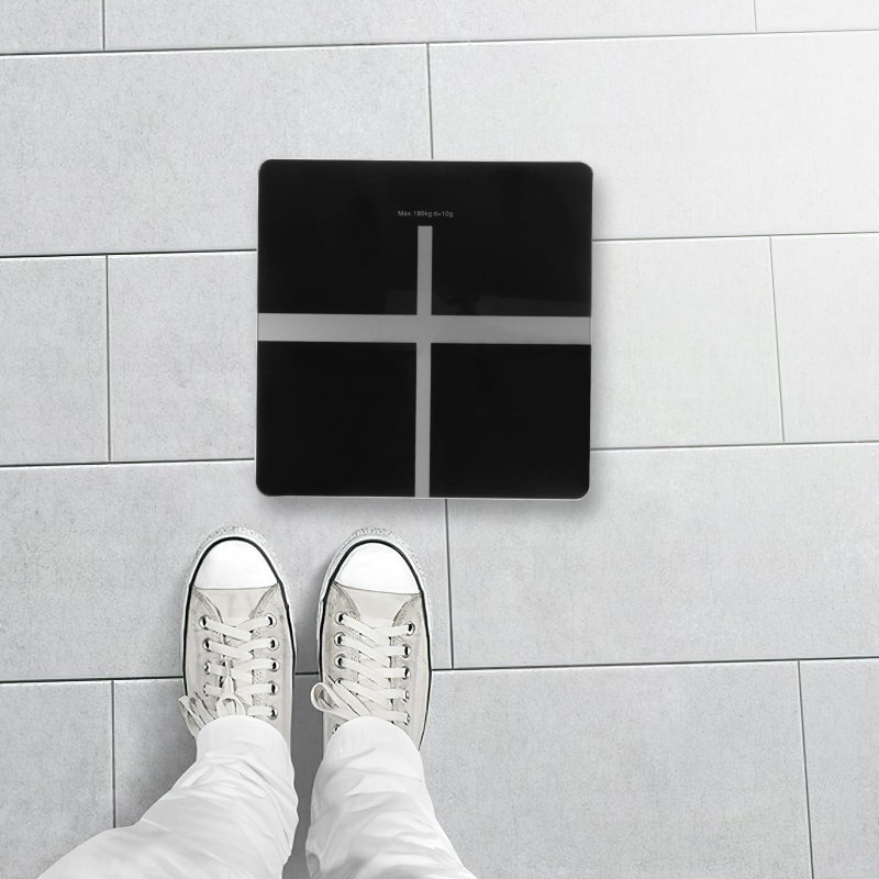 Digital USB Charging Body Weight Scale 26x26cm Electronic Bathroom Scale Health Monitoring - Image 4