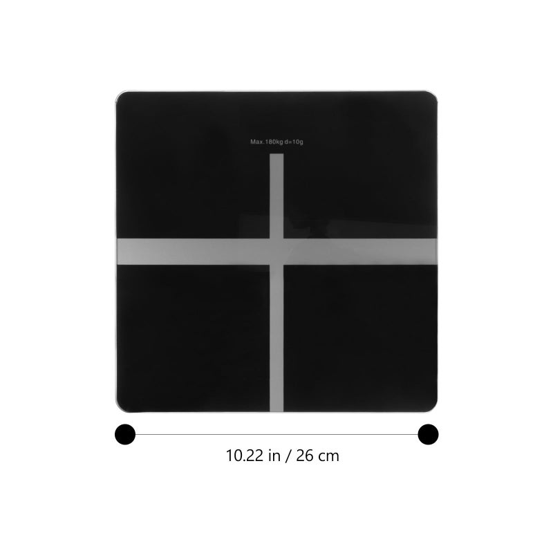 Digital USB Charging Body Weight Scale 26x26cm Electronic Bathroom Scale Health Monitoring - Image 3