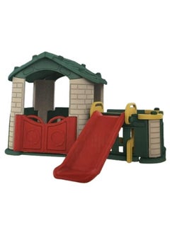 mini panda Big Play House With Slide - Green 