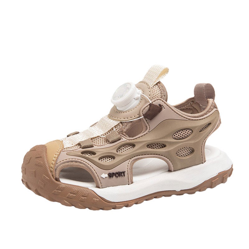 Children'S Sports Sandals Summer Soft Sole Fashion Girls Princess Shoes Hollow Out Boys Baotou Beach Shoes - Image 1