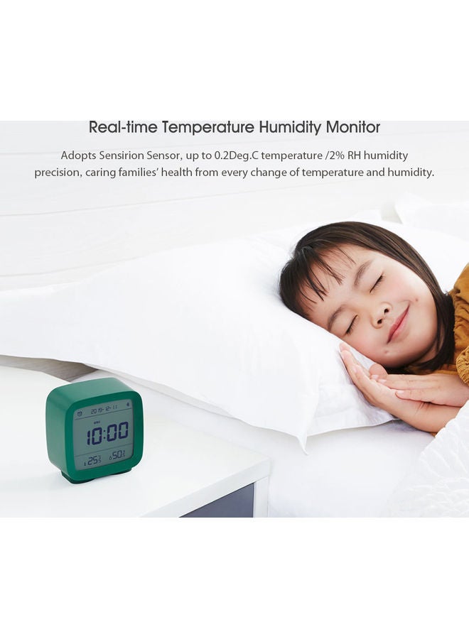 NIBEMINENT Alarm Clock Temperature Green 11.00X6.50X10.00centimeter - Image 4