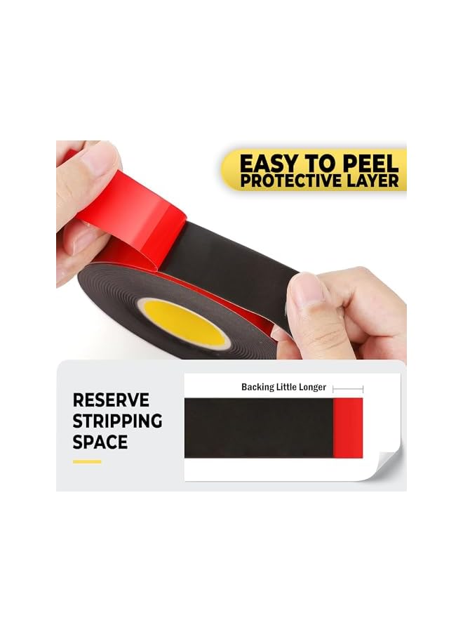 PROMASS promass Double Sided Tape Heavy Duty Mounting Waterproof Tape (25mm x 3m) | Secure upto 2.5 to 3kg Weight | Bond Metal, Plastic, Wood & Concrete with Nano Tape | Permanent Mounting for Home & Office  - Image 5