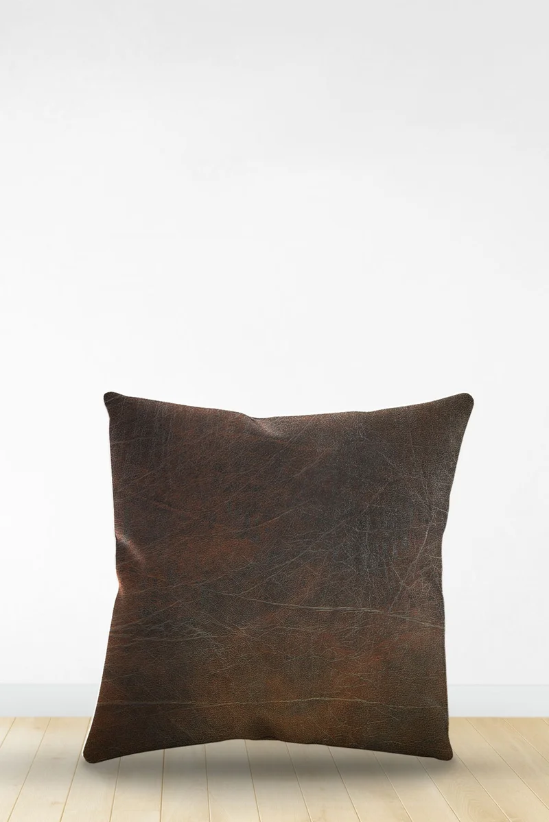 ارتافيسا Double Sided Digital Printed Decorative Faux Leather Throw Pillow Cover