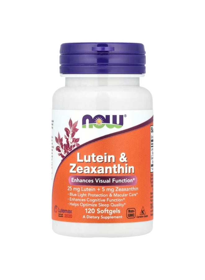 now Lutein & Zeaxanthin , 120 Softgels - Image 1