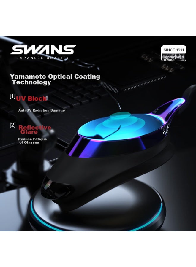 Swans Swimming Goggles, Imported From Japan, Waterproof And Anti-fog, High-definition Professional Racing Coated Swimming Gl, Swimming Equipment, Black - Image 3