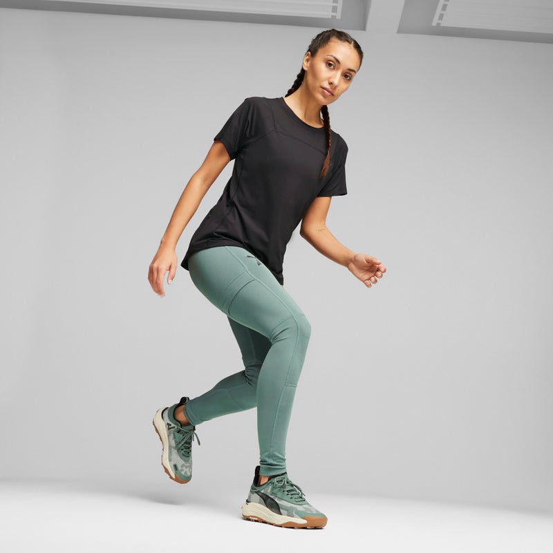 PUMA SEASONS coolCELL Trail Womens Black Running T-shirt - Image 2