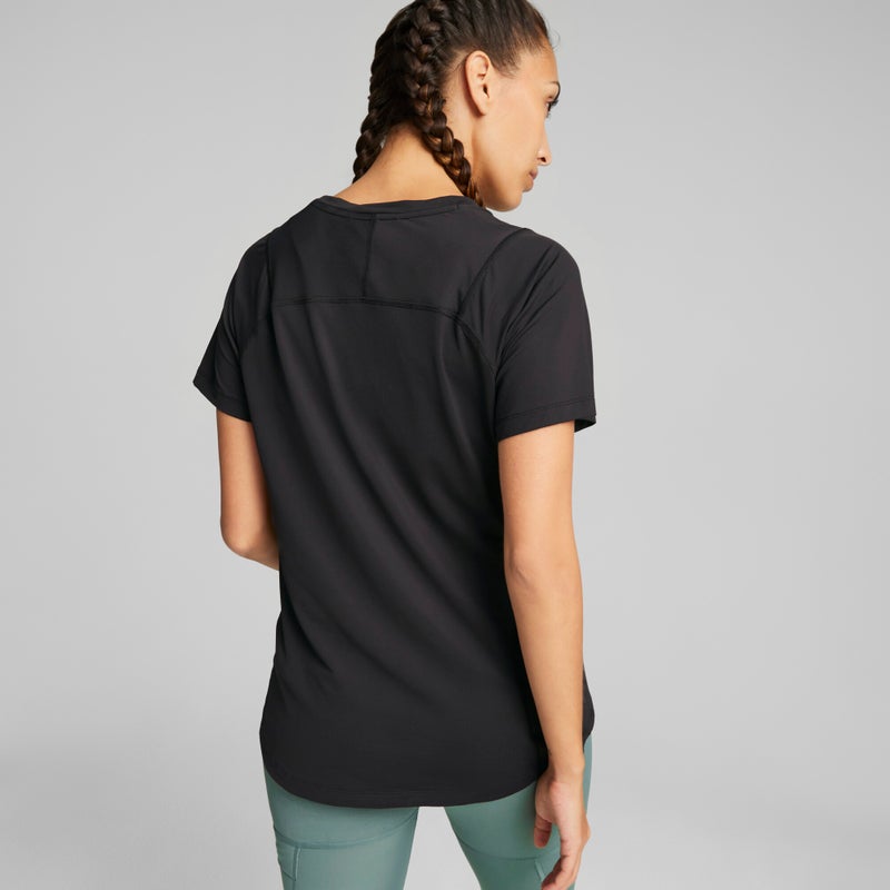 PUMA SEASONS coolCELL Trail Womens Black Running T-shirt - Image 5