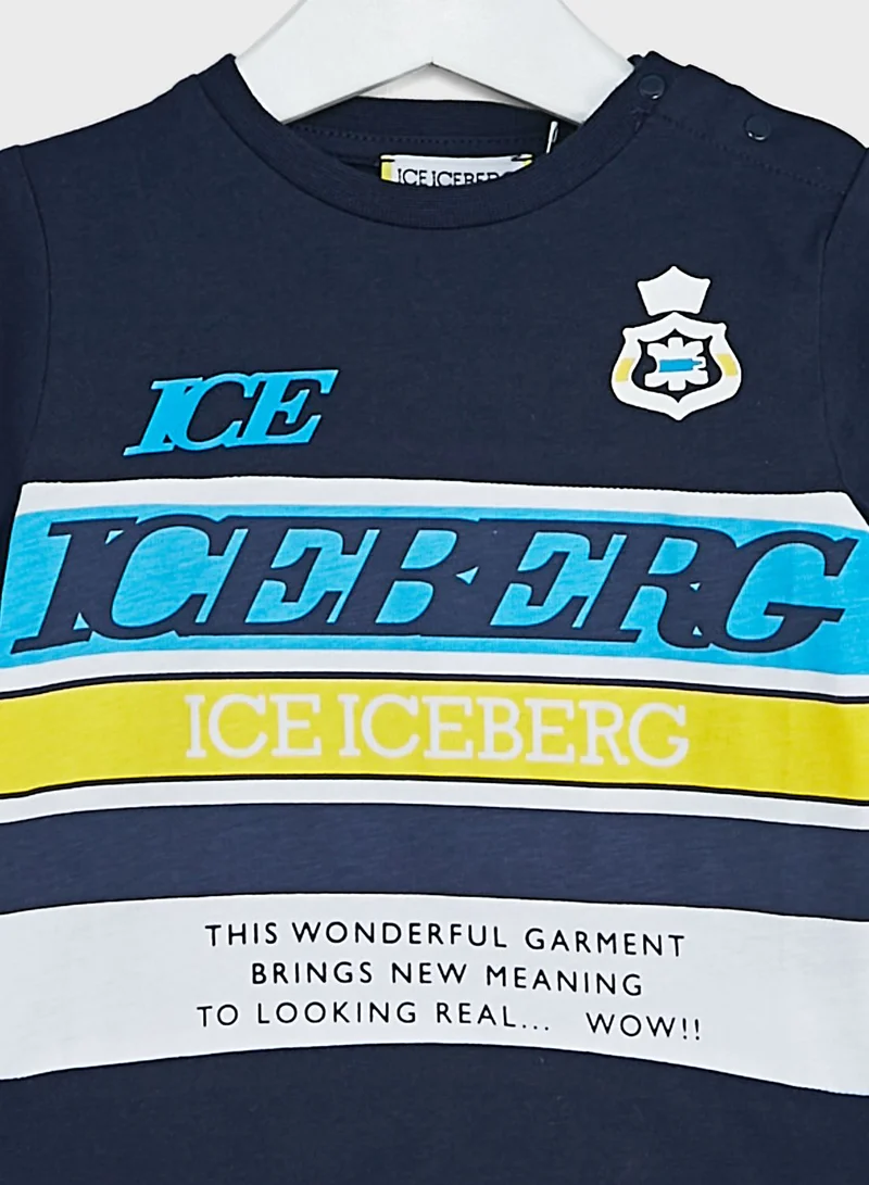 Ice Iceberg Kids Logo T-Shirt