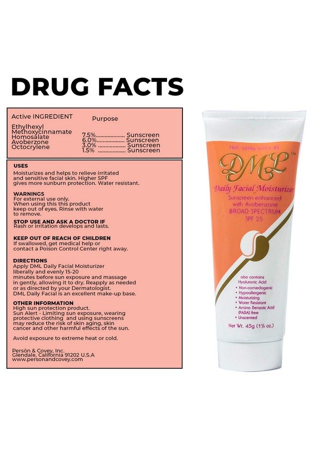 DML Daily Facial Moisturizer Spf 251.5 Oz - Image 5