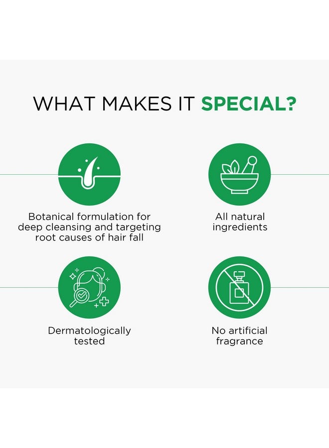 OSHEA Herbals Amlacare Hairfall Control Shampoo For All Hair Types | Controls Hairfall With Strengthens Hair Shaft & Volume | Enriched With Aloevera & Amla Extracts 500 Ml - Image 2