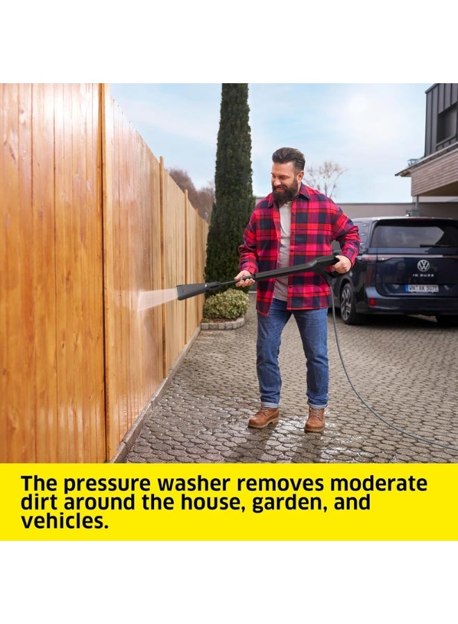 KARCHER K 4 WCM Flex Eco!Booster Pressure Washer, 130 Bar, 1800W – Powerful Water-Cooled Induction Motor, 8m PremiumFlex Hose, Eco!Booster & Dirt Blaster Lances - Image 3