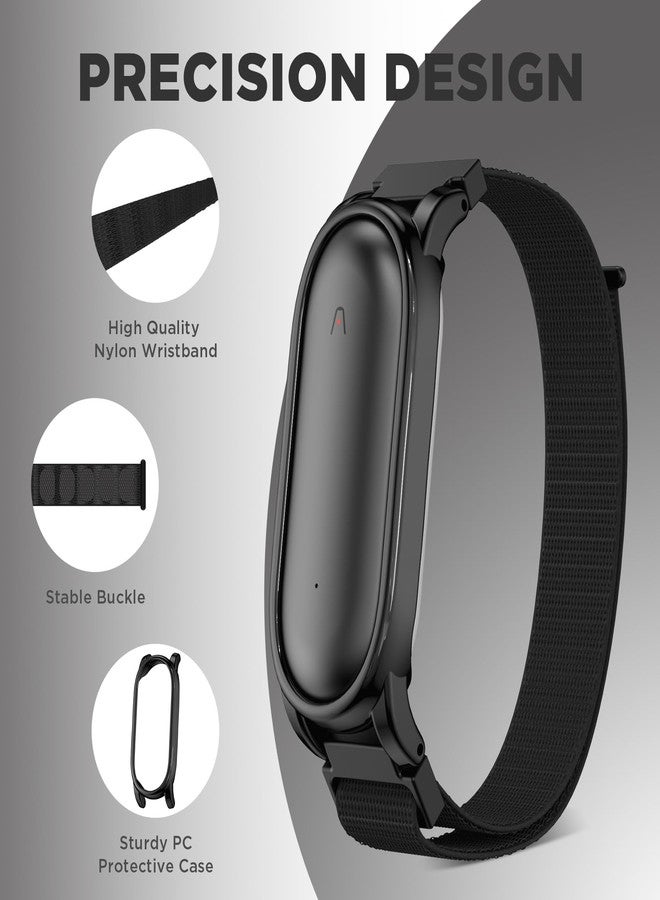 Wacanc ﻿Quick Release Nylon Wristband Compatible with Plaud NotePin Voice Recorder,PC Case with Soft Adjustable Wearable Strap for Plaud NotePin S (2025),Replacement Nylon Strap Accessories (Black) - Image 3