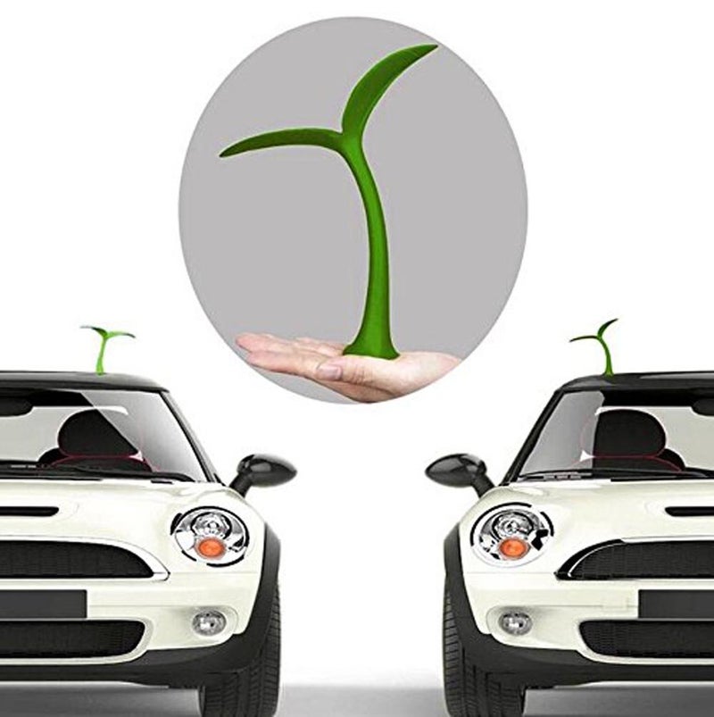 acdiac Car Sprout Roof Decoration for Car Top,Bean Sprout Decals for Hood Or Trunk Lid,Fun Green Grass Car Exterior Stickers Decor(Bean Sprouts) - Image 4