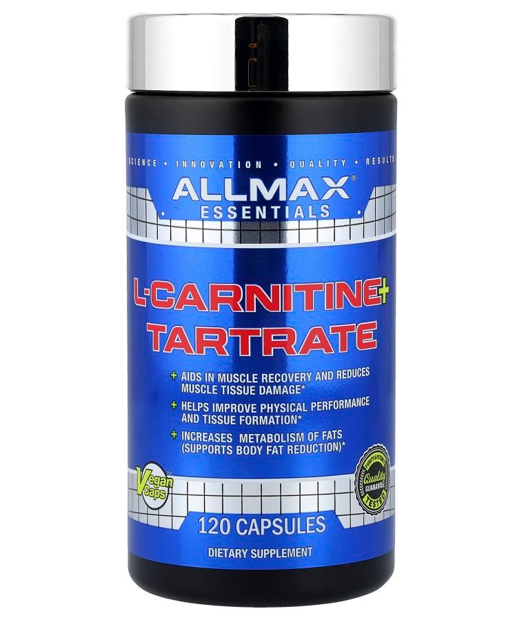 Allmax Essentials L-Carnitine + Tartrate 120 Capsules
