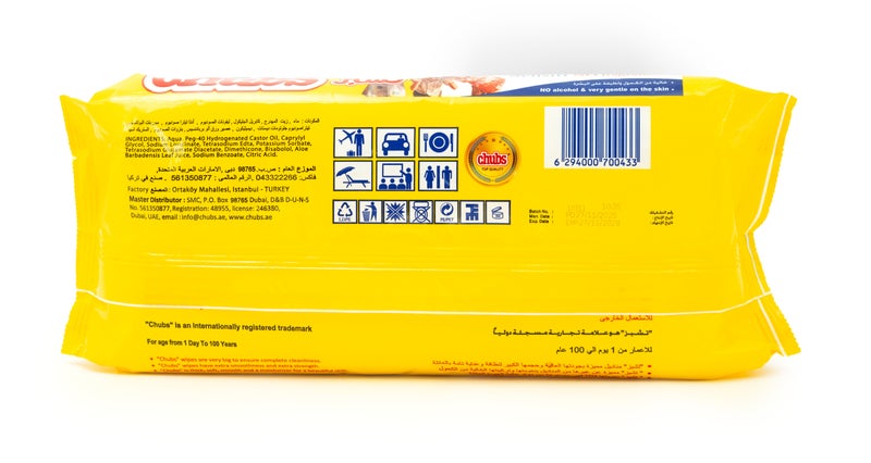 Chubs Family Sensiti Wet Wipes – Fragrance Free Alcohol Free Wipes – 40 Wipes Pack - Image 2