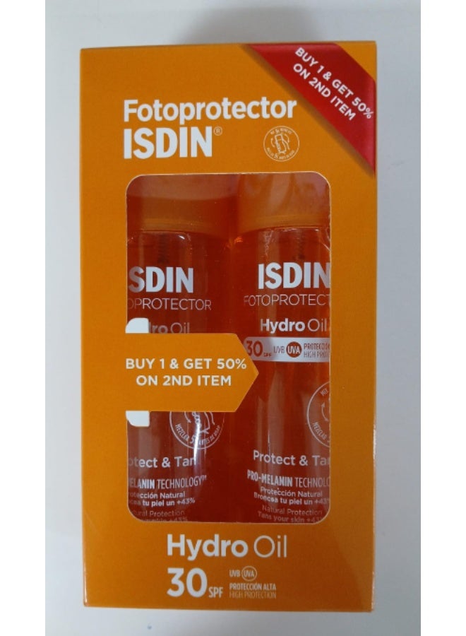 Isdin Fotoprotector Hydro Oil SPF 30 Set buy 1 & get 50% on 2nd item