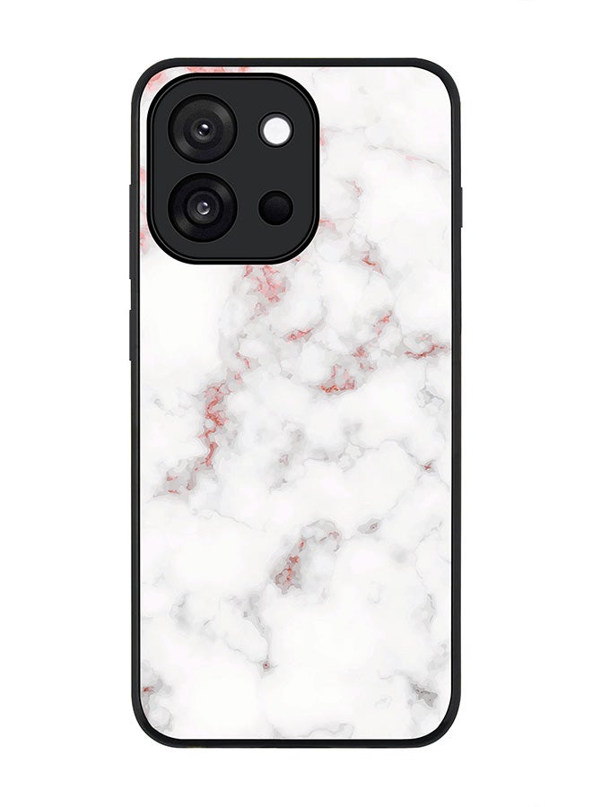 Stylizedd For OnePlus 13s / 13T Case,Slim fit Camera Protection, Shockproof Thin Phone cover  - Marble Print Rose Grey