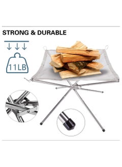 Generic Folding bonfire rack 42x42x34cm  - Image 2
