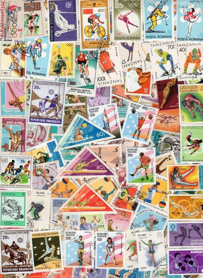 PHILAIMPEX 100 Different Stamps ON Sports fine Used CTO