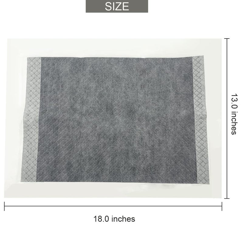 MUYG 100 Pcs Rabbit Pee Pads,Puppy Potty Training Pad Small Animals Super Absorbent Disposable Cage Liners Bamboo Charcoal Quick-Dry Mats for Rabbits Hedgehogs Chinchillas Cats Dogs(13x18In) - Image 3