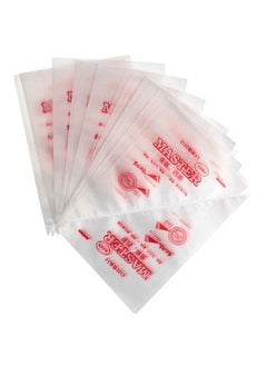 Master 100 Piece Cake Decorating Disposable Piping Bags White 26x17cm  - Image 1