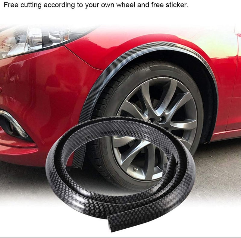 comfrt Universal Fender Guard Strips, Car Wheel Arch Eyebrow Anti Scratch Rubber Anti Scratch Pad for Car Protector and Decoration - Image 2