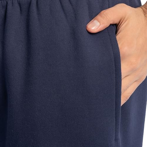Fruit of the Loom mens Eversoft Fleece & Joggers (Regular Big Man) Sweatpants, Elastic Bottom - Navy, XX-Large US - Image 4