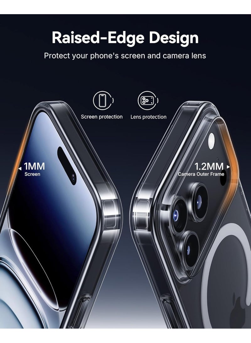 iPhone 17 Pro Clear Case Compatible with MagSafe Anti-Scratch Drop Protection Cover For iPhone 17 Pro Shockproof Slim Phone Case for iPhone 17 Pro 6.3-inch - Image 5