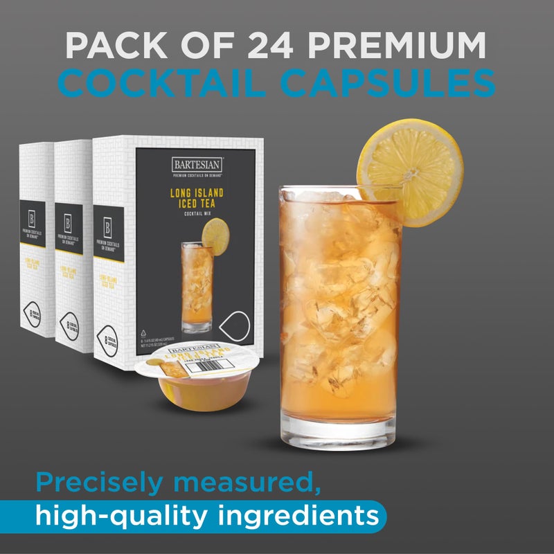 Bartesian كبسولات بارتيزيان 24-pack لمحبي الويسكي لجهاز الكوكتيل - مجموعة كبسولات خلط بار منزلي لاستخدامها مع آلة صنع مشروبات بارتيزيان - Image 3