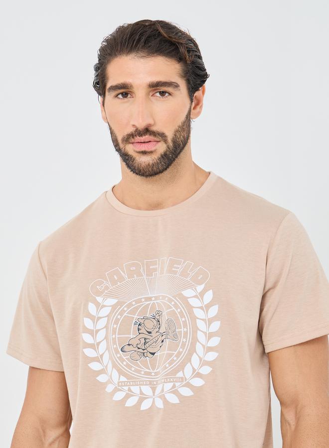 Styli Garfeild Graphic Print Short Sleeve T-Shirt and Shorts Set - Image 3