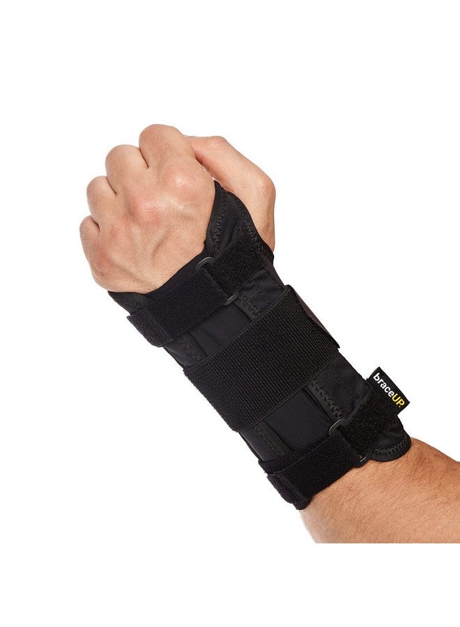 BraceUP BraceUP Carpal Tunnel Wrist Brace for Women and Men - Metal Wrist Splint for Wrist Support, Hand Support for Arthritis, Tendonitis, Sprain, Pain Relief (L/XL, Left Hand)  - Image 1
