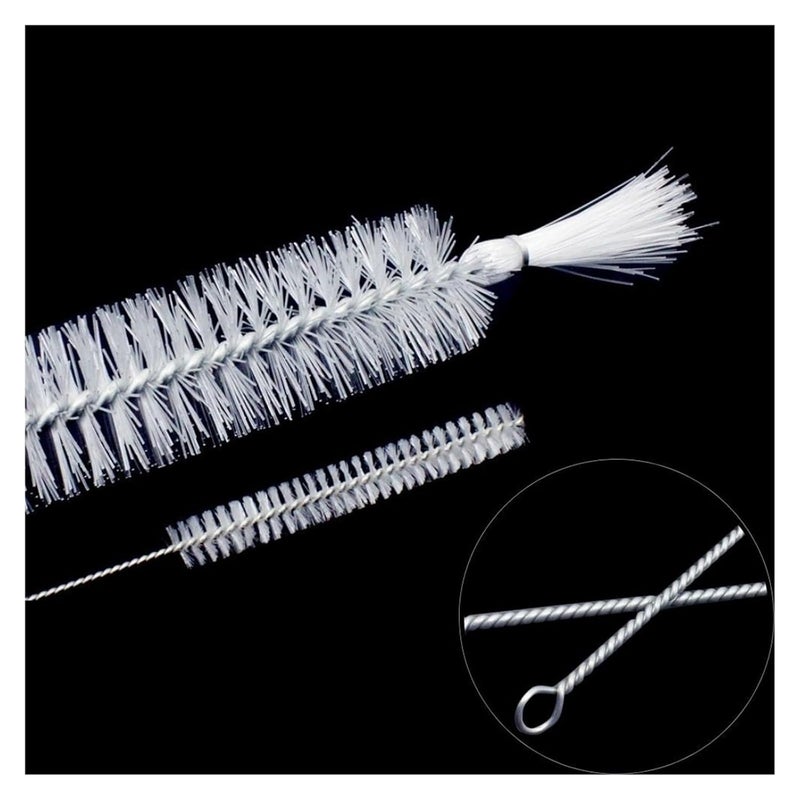 Wire Tube Brushes Nylon Tube Cleaning Brushes Manual Hand Tools Straw Glass Washing Nozzles Bottle Test Lab Flask Cleaner Household Accessories(Diameter6mm L300mm) - Image 5