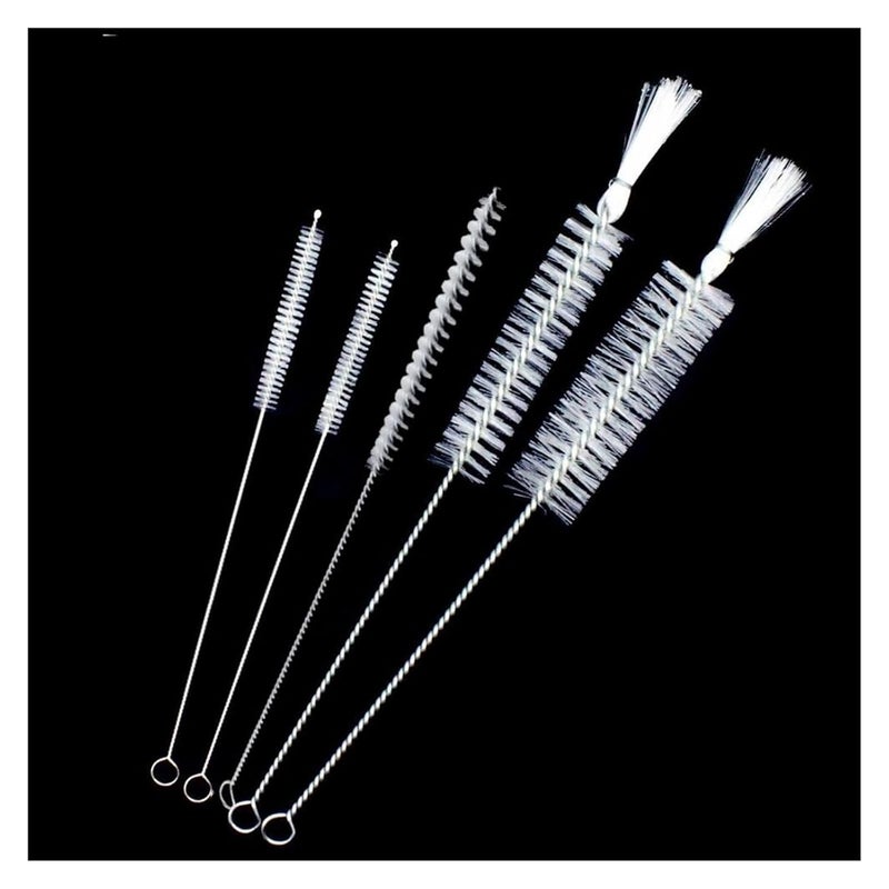 Wire Tube Brushes Nylon Tube Cleaning Brushes Manual Hand Tools Straw Glass Washing Nozzles Bottle Test Lab Flask Cleaner Household Accessories(Diameter6mm L300mm) - Image 4