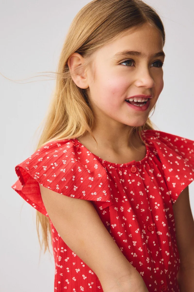 اتش اند ام فستان سيرساكر بطبقات